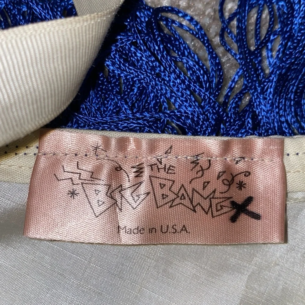 Blue‎ Fringe Flapper Dress Made In USA Halloween Costume Dance The Big Bang